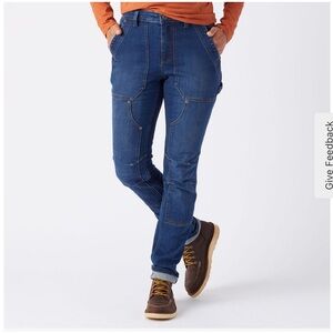 DuluthFlex Denim Slim Leg Carpenter Jeans 8